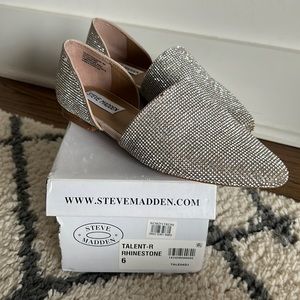 Steve Madden rhinestone flats